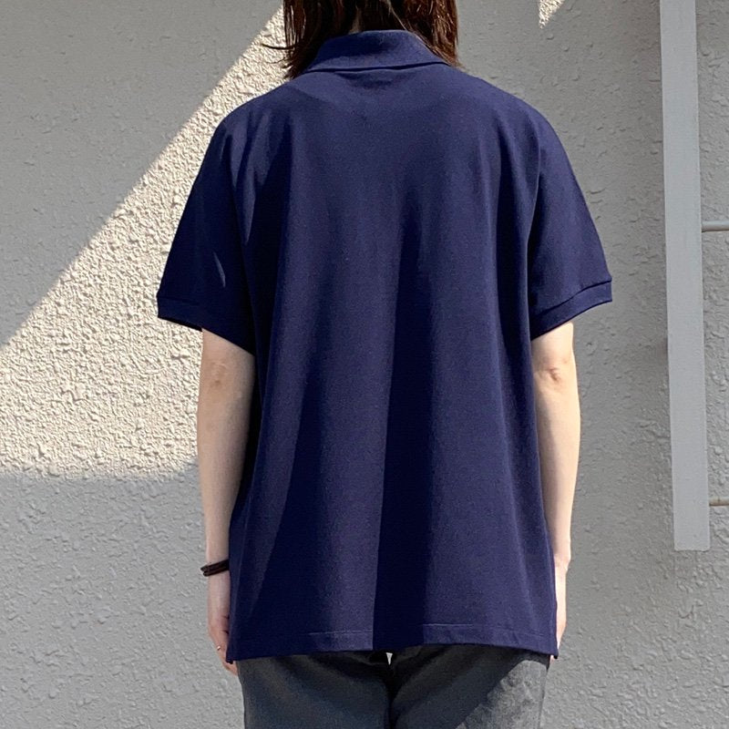 LACOSTE『ボックスシルエットポロ』(ネイビー)