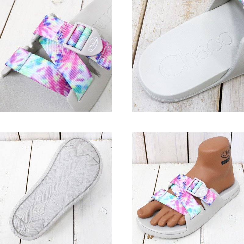 【SALE30%OFF】Chaco : W’s CHILLOS SLIDE (LIGHT TIE DYE)