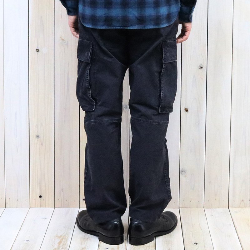 Double RL : CANVAS SURPLUS CARGO PANT (BLACK)
