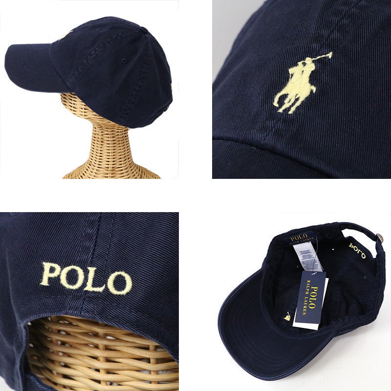 POLO RALPH LAUREN『コットン チノ ベースボール キャップ』(RELAY BLUE)