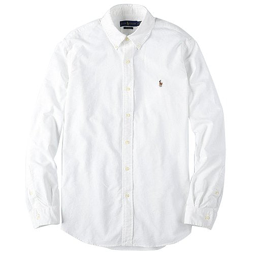 POLO RALPH LAUREN『カスタムフィット ボタンダウン オックスフォードシャツ』(WHITE)