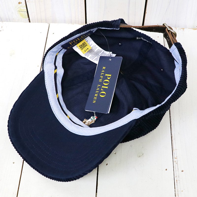 【SALE30%OFF】POLO RALPH LAUREN『コーデュロイ キャップ』(HUNTER NAVY)