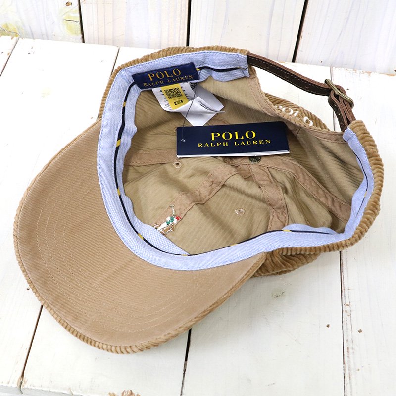 【SALE30%OFF】POLO RALPH LAUREN『コーデュロイ キャップ』(GOLDEN BROWN)