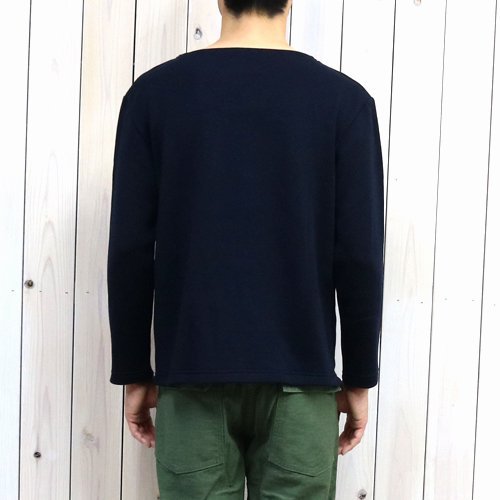 SAINT JAMES『DOUBLEFACE SWEATER』(NAVY)