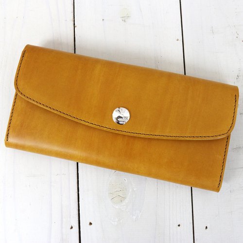 【SALE50%OFF】MOTO : LW2D 手染めウォレット (Yellow)