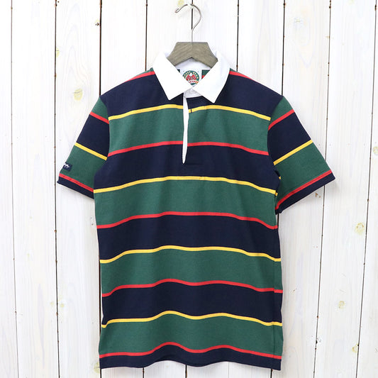 【SALE30%OFF】BARBARIAN『LIGHT WEIGHT RUGBY SHIRTS S/S』(NAVY/GOLD/BOTTLE/RED)