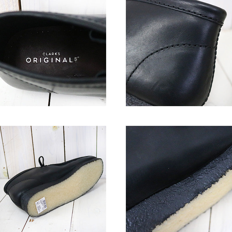 Clarks『Wallabee Boot』(Black Leather)