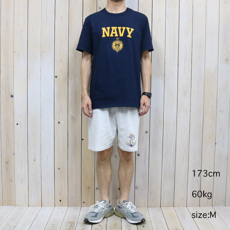 Champion : NAVY ANCHOR CHAMPION LOGO COTTON SHORT (GREY)
