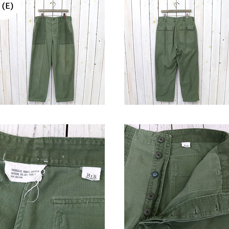 MILITARY USED : FATIGUE PANTS-1960’s (B)
