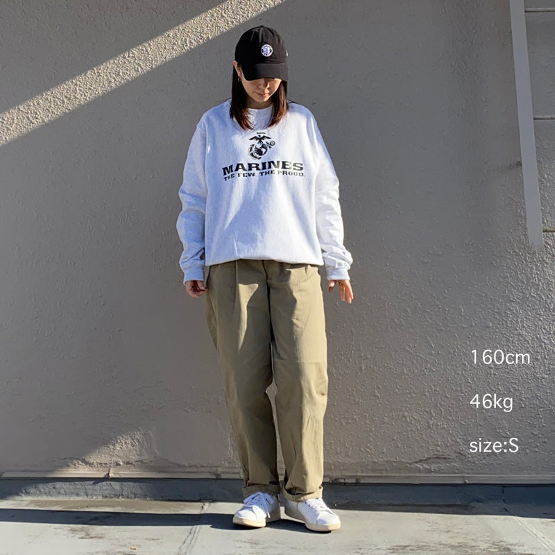 Champion : MARINES EGA CHAMPION REVERSE WEAVE CREWNECK (ASH GREY)