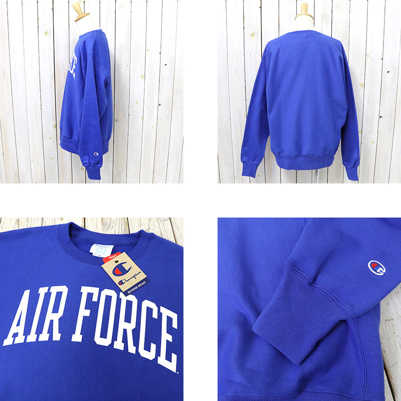 Champion : AIR FORCE FALCONS CHAMPION ARCH REVERSE WEAVE PULLOVER SWEATSHIRT (ROYAL)