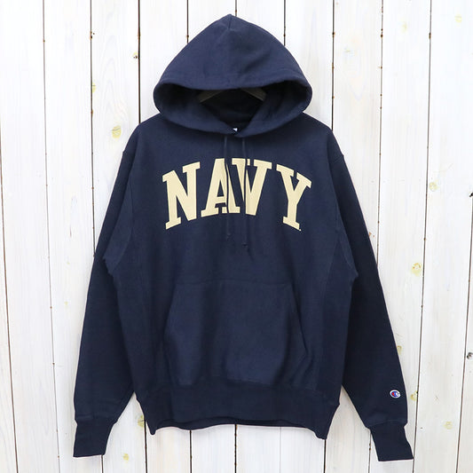 Champion : NAVY MIDSHIPMEN CHAMPION TEAM ARCH REVERSE WEAVE PULLOVER HOODIE (NAVY)
