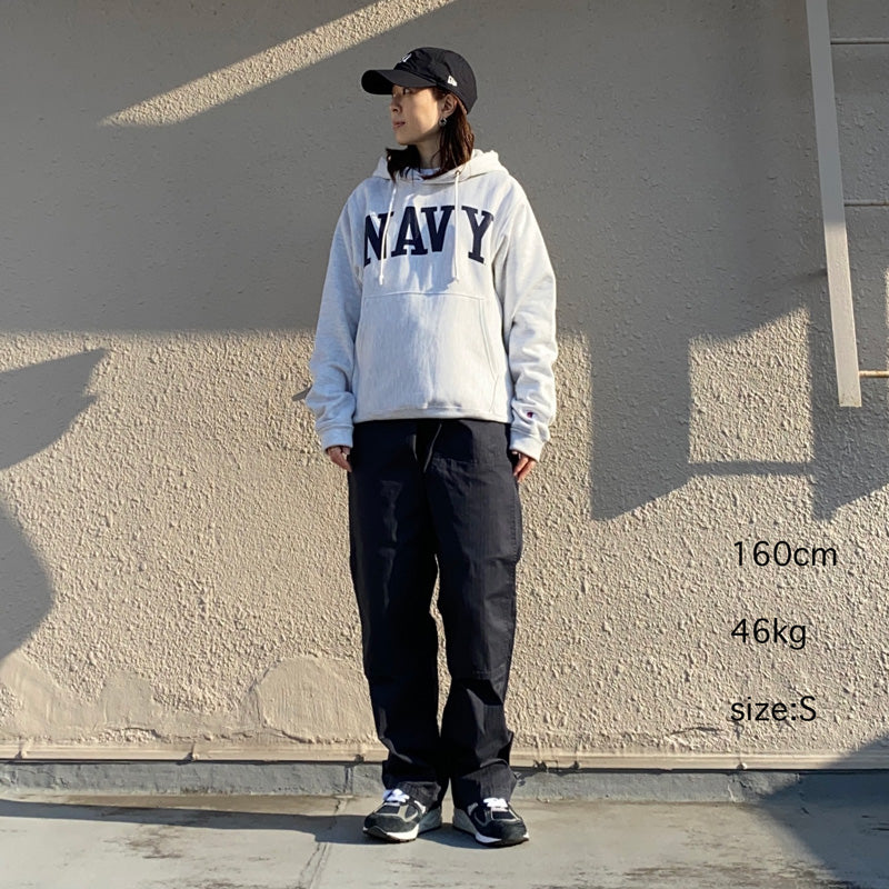 Champion : NAVY MIDSHIPMEN CHAMPION TEAM ARCH REVERSE WEAVE PULLOVER HOODIE (HEATHER GREY)