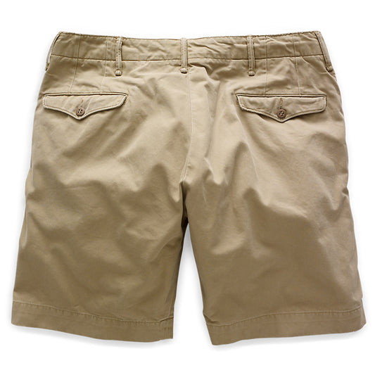 Double RL : COTTON OFFICER’S CHINO SHORT (KHAKI)