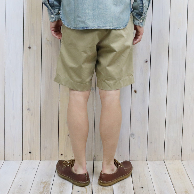 Double RL : COTTON OFFICER’S CHINO SHORT (KHAKI)