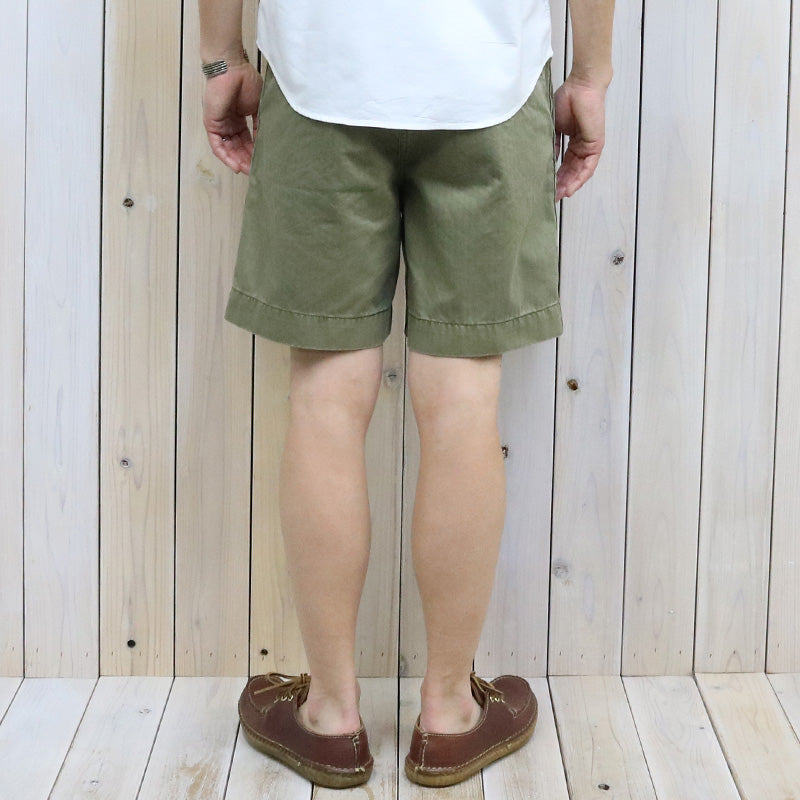 Double RL : HERRINGBONE TWILL FIELD SHORT (OLIVE)