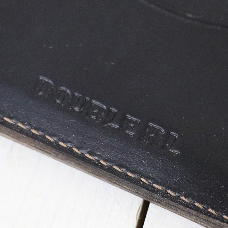 Double RL : LEATHER BILLFOLD (BLACK)