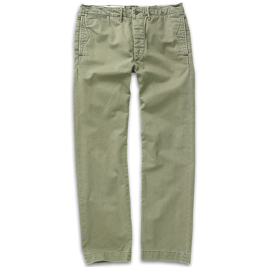 Double RL : COTTON CHINO TROUSER (OLIVE)