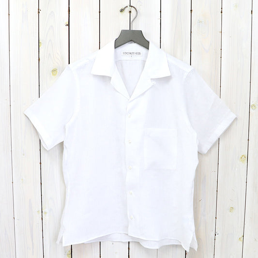 INDIVIDUALIZED SHIRTS『LINEN(CAMP COLLAR S/S)』(WHITE)