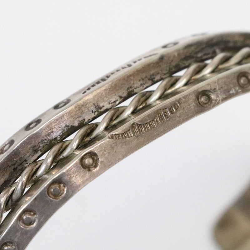 Indian Jewelry : Navajo 1930’s Fred Harvey Twist Bangle