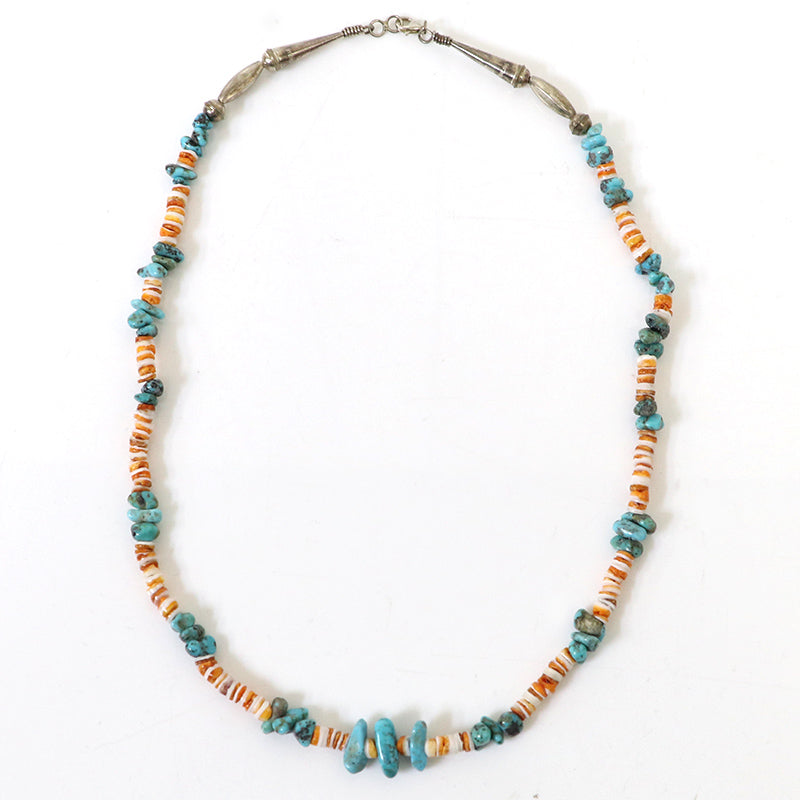 Indian Jewelry『Navajo Kingman Spinycys Necklace』