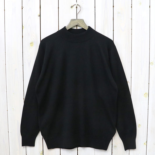 JOHN SMEDLEY『A4546(長袖モックネック)』(BLACK)