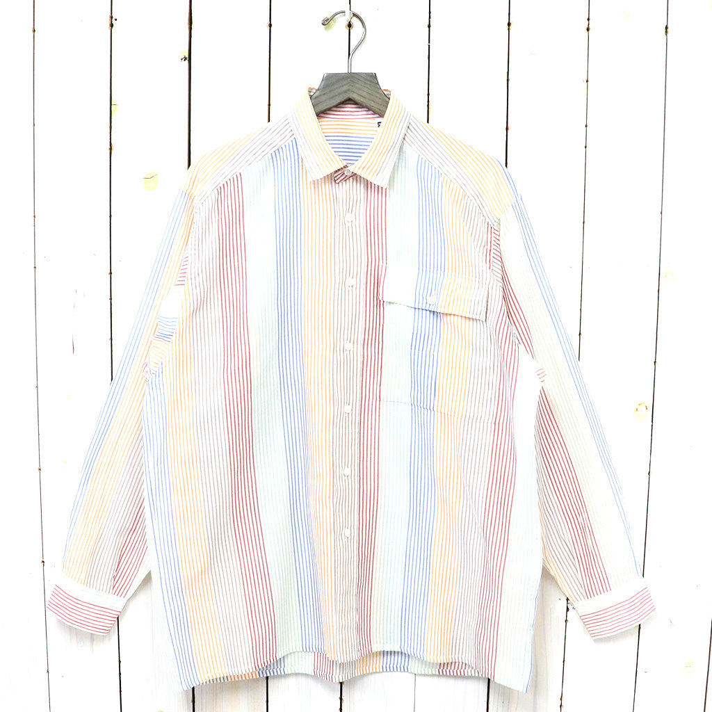 SALE30%OFF】Kaptain Sunshine『Safari Shirt』(MULTI STRIPE