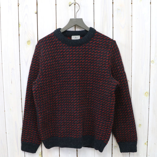 L.L.Bean『Norwegian Sweater』(Dark Charcoal/Red)