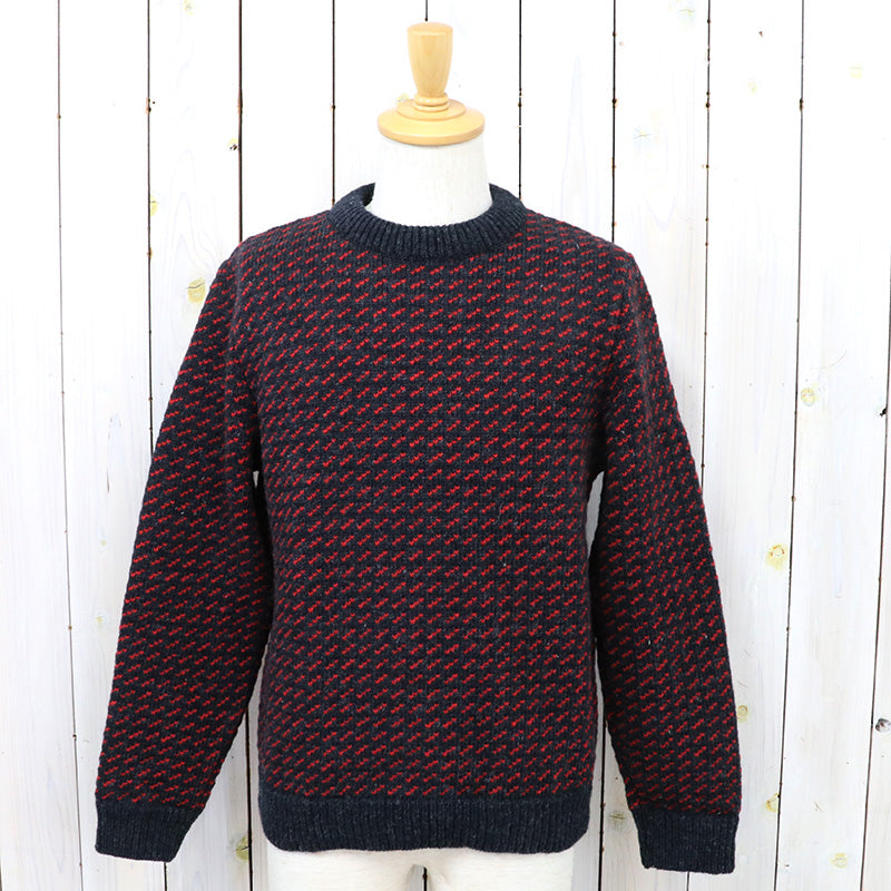 L.L.Bean『Norwegian Sweater』(Dark Charcoal/Red)