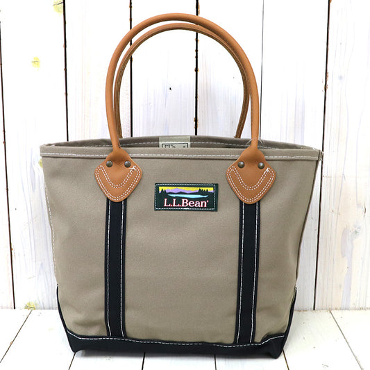 L.L.Bean『Leather Handle Katahdin Boat and Tote Bag』(Dark Cement/Black)