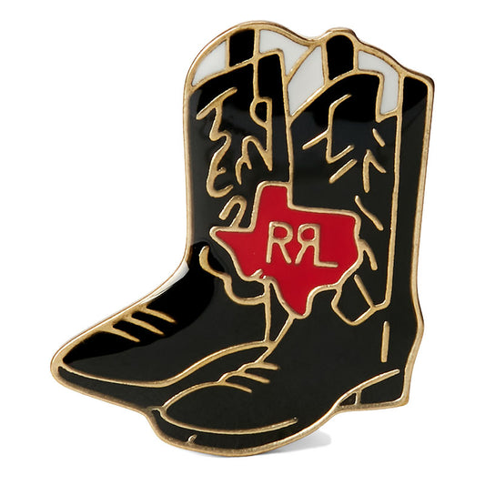 Double RL : COWBOY BOOT ENAMELED PIN