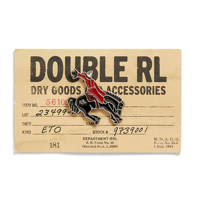 Double RL『WESTERN-INSPIRED ENAMELED PIN』