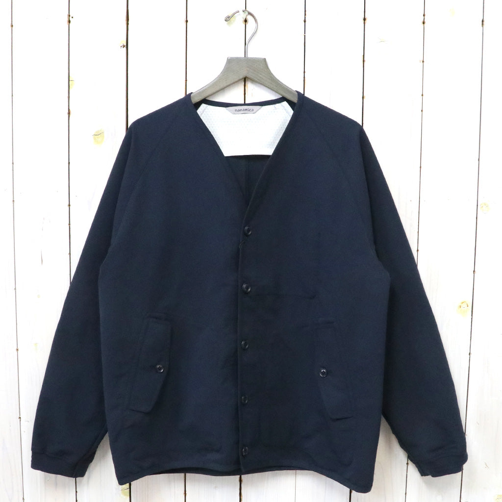 買取サービス 【着用1回】ALPHADRY Cardigan NAVY XS nanamica