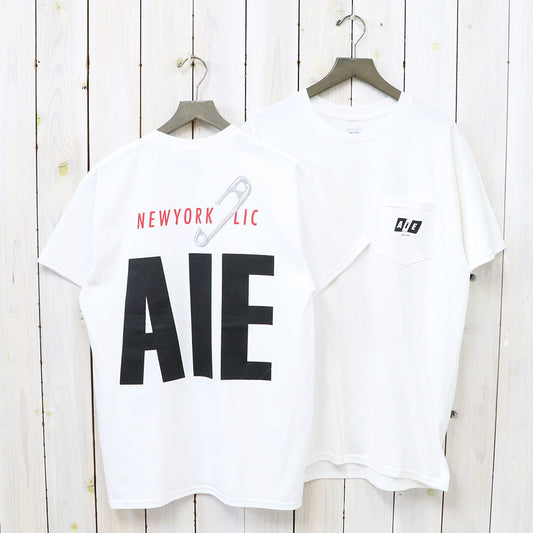 AiE『S/S Pocket Tee-Safety Pin』(White)