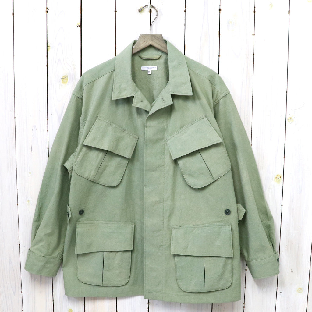 【SALE50%OFF】ENGINEERED GARMENTS『Jungle Fatigue Jacket-Cotton  Sheeting』(Olive)