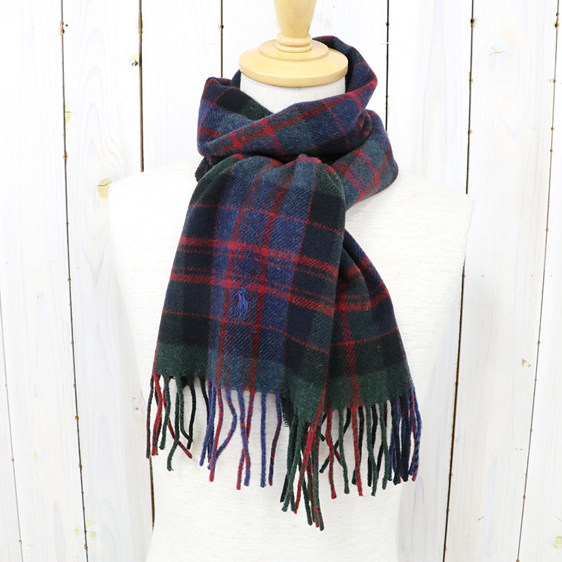 POLO RALPH LAUREN『GREENWICH PLAID MUFFLER』(Red/Green Plaid)
