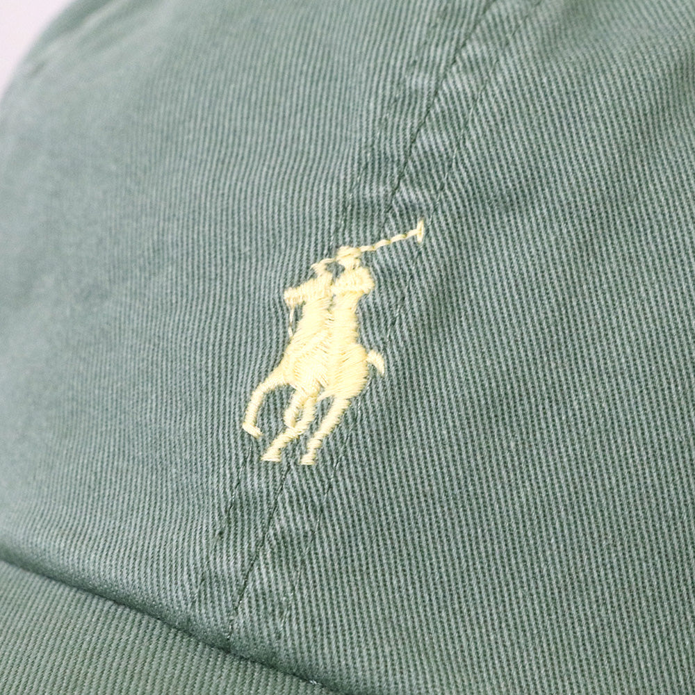 POLO RALPH LAUREN『コットン チノ ベースボール キャップ』(OLIVE)