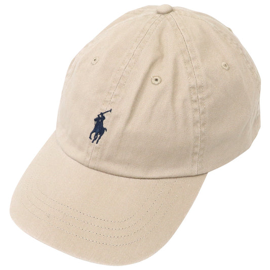 POLO RALPH LAUREN『コットン チノ ベースボール キャップ』(LUXURY TAN/NAVY)