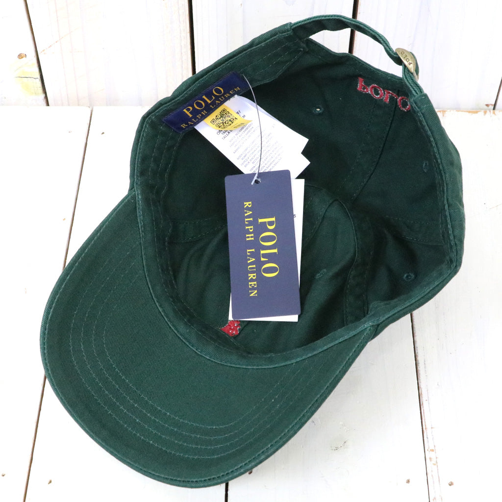 POLO RALPH LAUREN『コットン チノ ベースボール キャップ』(COLLEGE GREEN)