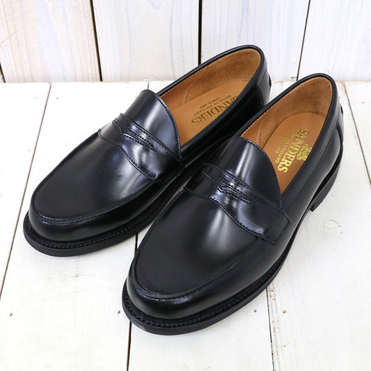 SANDERS『Butt Seam Loafer』(Black)