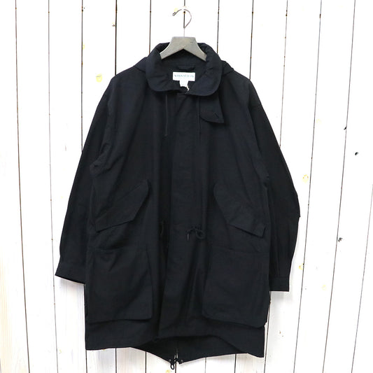 SASSAFRAS『DIGS CREW COAT(C/CORDURA NYLON OXFORD)』(BLACK)