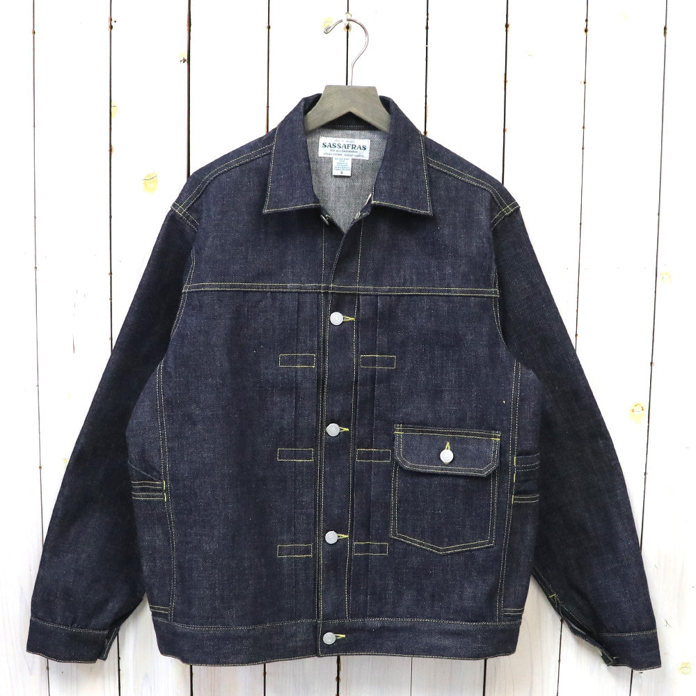 SASSAFRAS『GARDENER JACKET(14oz DENIM)』(INDIGO)