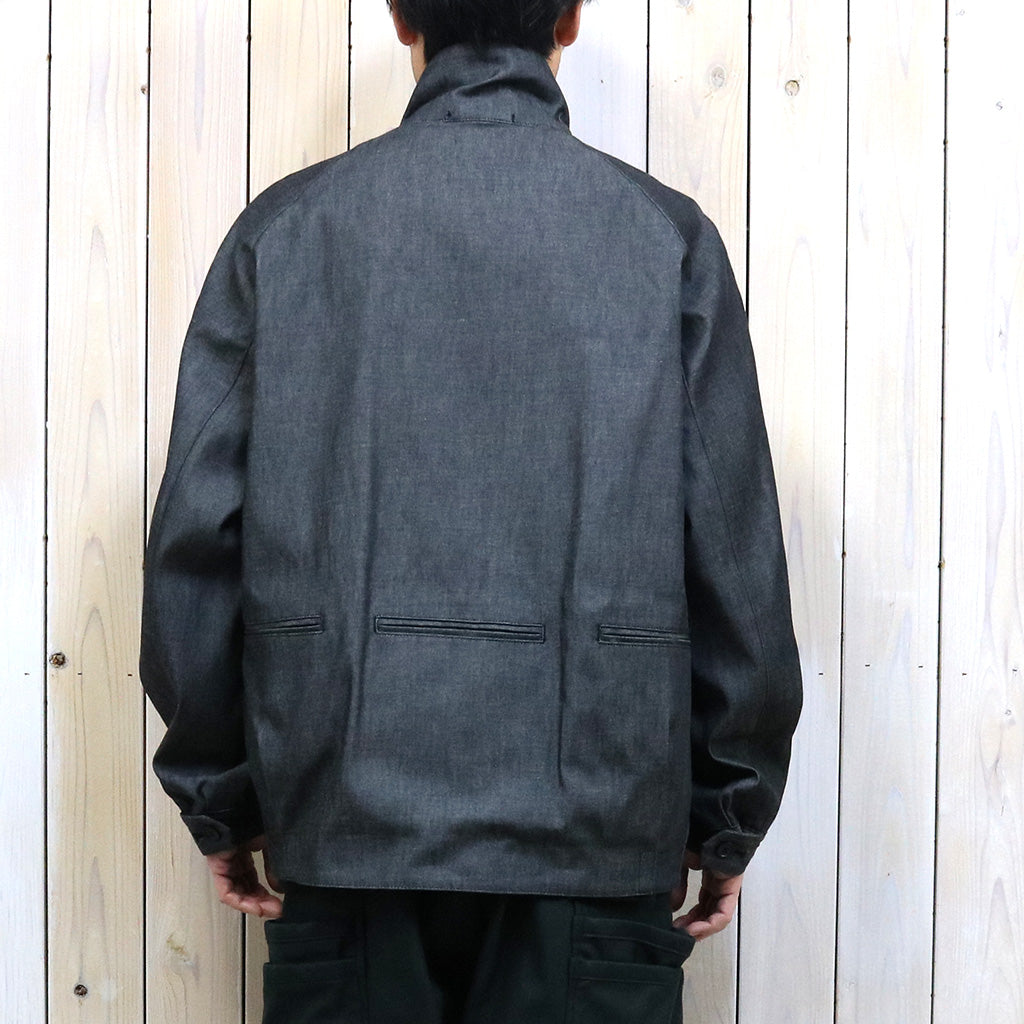 SASSAFRAS『WHEEL BARROW JACKET(6.5oz DENIM)』(BLACK)