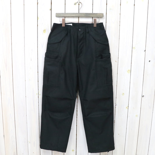 SASSAFRAS『OVERGROWN PANTS(BACK SATIN)』(BLACK)