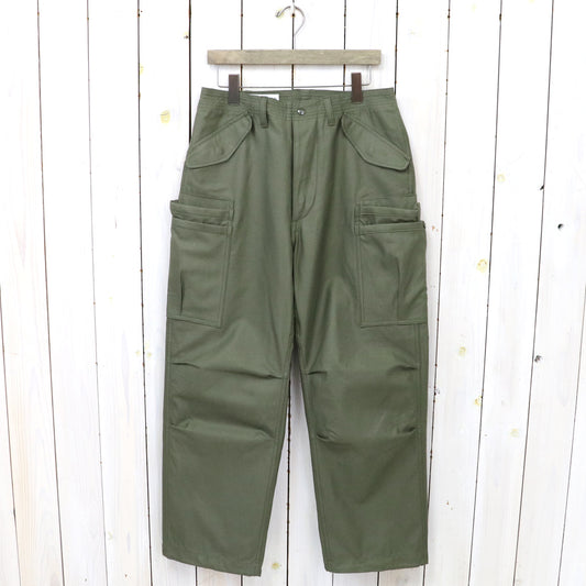 SASSAFRAS『OVERGROWN PANTS(BACK SATIN)』(OLIVE)