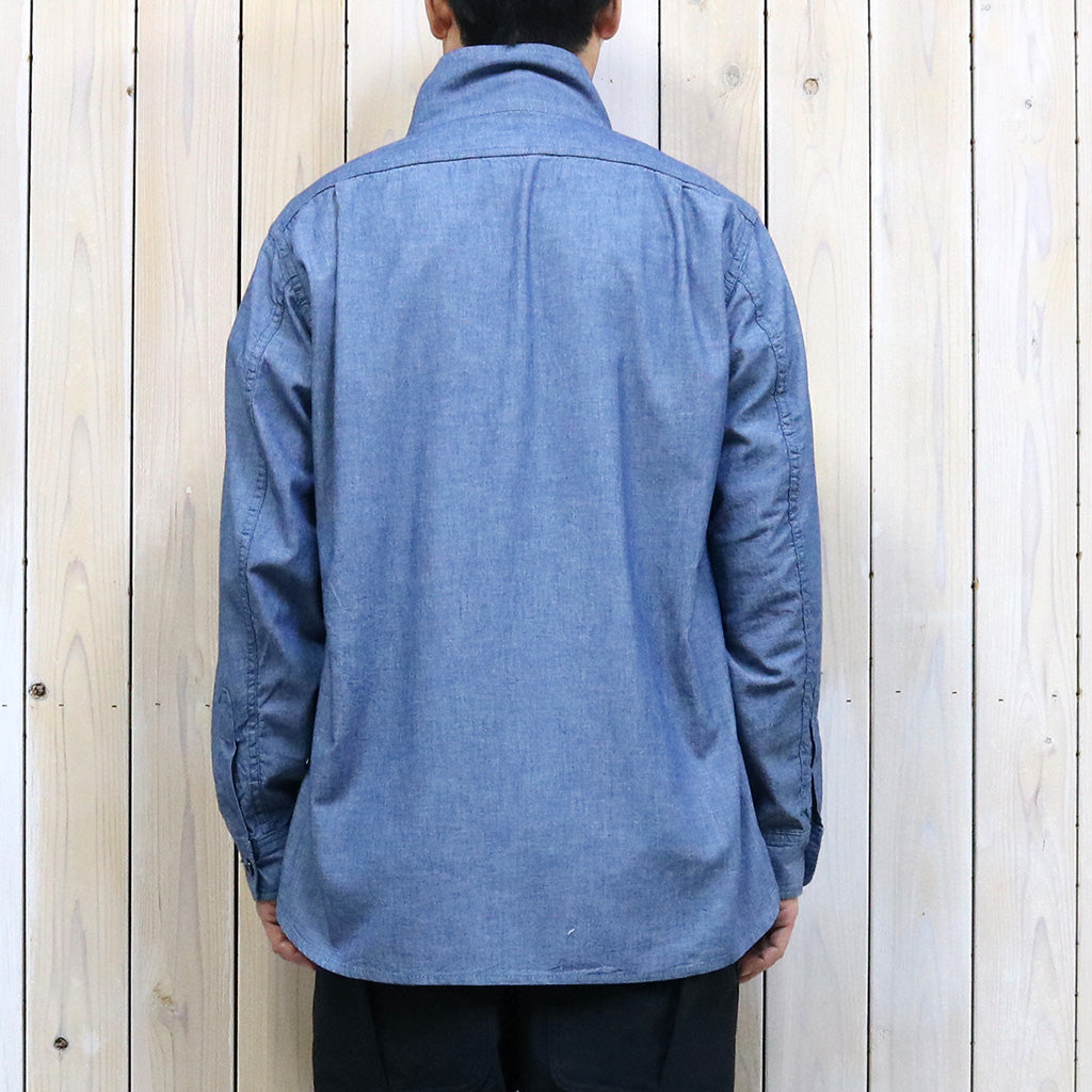 SASSAFRAS『OVERGROWN FATIGUE HALF(5oz CHAMBRAY)』(BLUE)