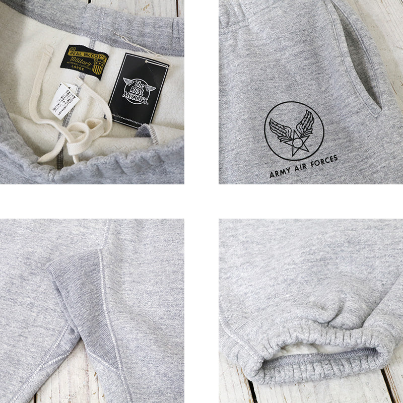 The REAL McCOY’S『MILITARY PRINT SWEATPANTS/ARMY AIR FORCE』(GRAY)