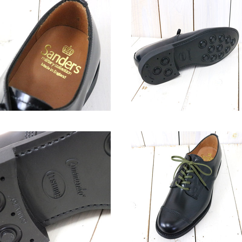 SANDERS『Military Derby Shoe』(Black)