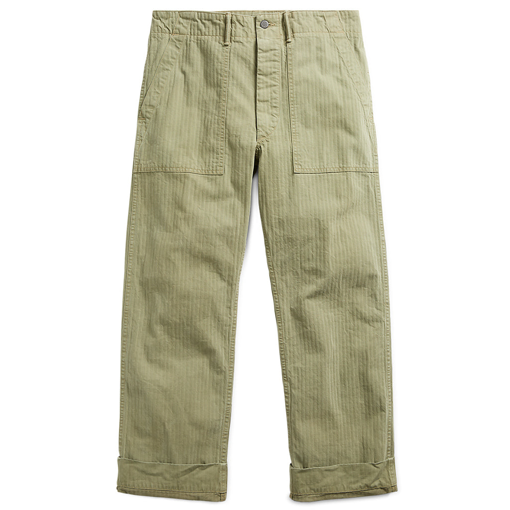パンツ DOUBLE RL Double RL (ダブル アール エル) : COTTON HERRINGBONE PANT (GREEN