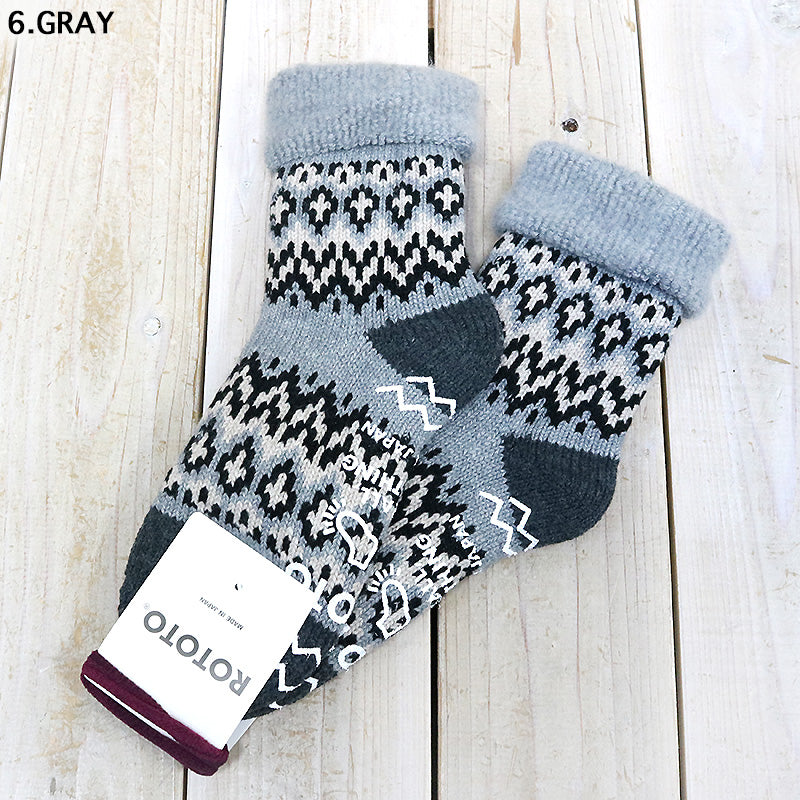 ROTOTO『COMFY ROOM SOCKS “NORDIC”』